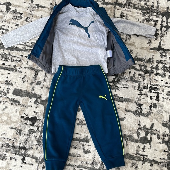 Puma Kids' 3-piece Puffer Vest Set. Size US XXS (3-4) - Picture 2 of 8
